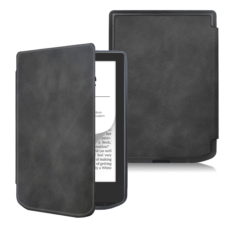 Slim Case for All 6" Vivlio Light / Vivlio Light HD e-Reader Released) - PU Leather Folio Cover with Auto Sleep/Wake: 12.4 / black