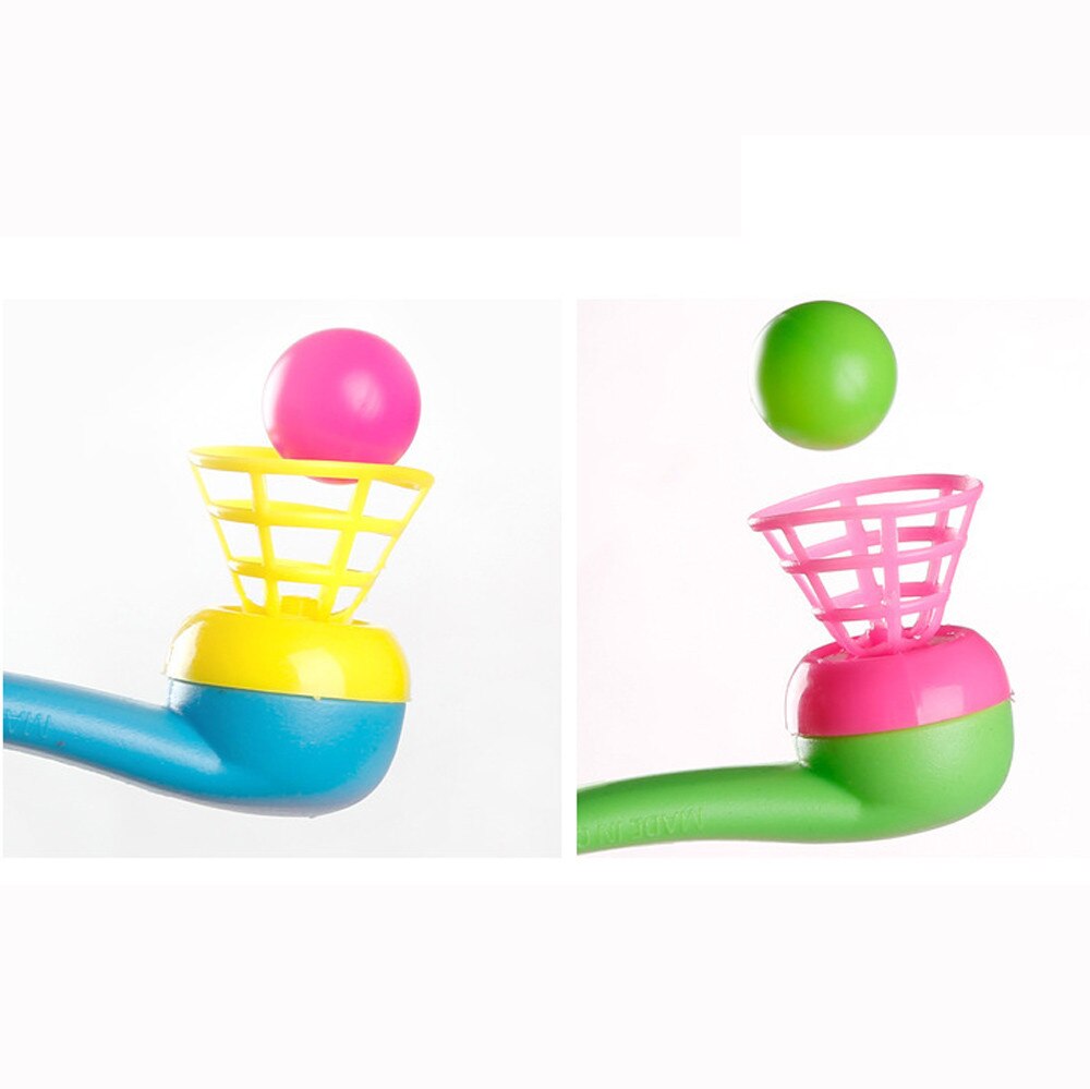 Jouet Souffle Balle Flottante - Lot De 10 Balles Classiques Pour Enfants, Jeu D'Équilibre Amusant