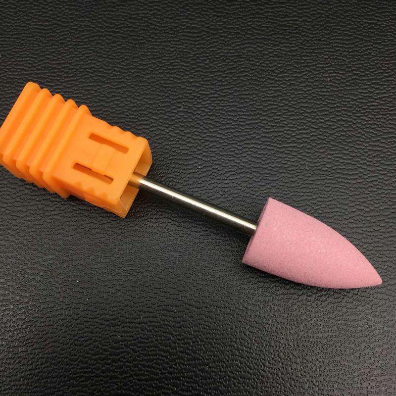 10mm diameter gummi siliciumcarbid spidshoved fleksibel polermaskine neglebor elektrisk manicure maskine tilbehør