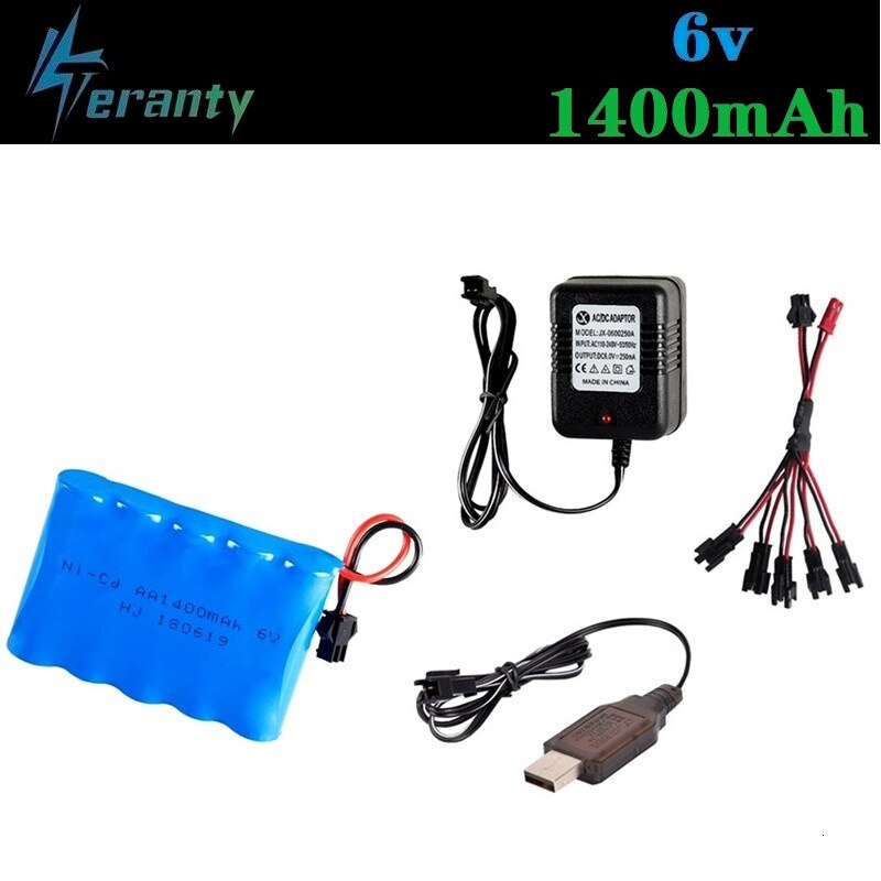 (M Modell) 6v 1400mah NiCD Akku Für Rc spielzeug Autos Tanks Roboter Boote Guns 6v Akku AA Batterie 1-5 PCS