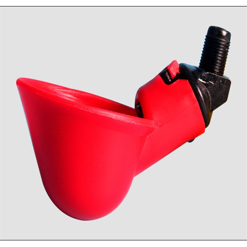1 Pcs Chicken Drinking Cup Automatic Drinker Chicken Feeder Plastic Poultry Water Drinking Cups Easy Installation With Screws