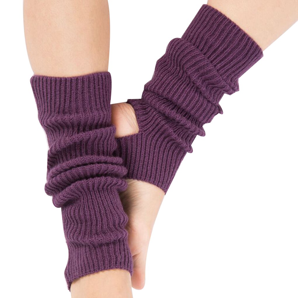 Woman Latin Socks Fitness Dancing Female Daily Wear Exercising Warm Long Section Knitting Walking Socks: NO.4