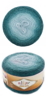 Alize Angora Goud Ombre Matik Garen 150 Gr-825 Mt 20% Wol-80% Acryl Breien Haak Breinaalden Vest-beanie-Trui: 7230