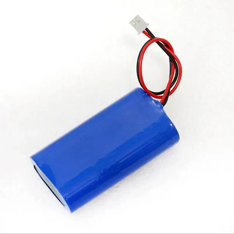 Batería de litio recargable para pesca, luz LED, Altavoz Bluetooth, 3,7 V, 18650, con enchufe de XH2.54-2P, 6800mAh