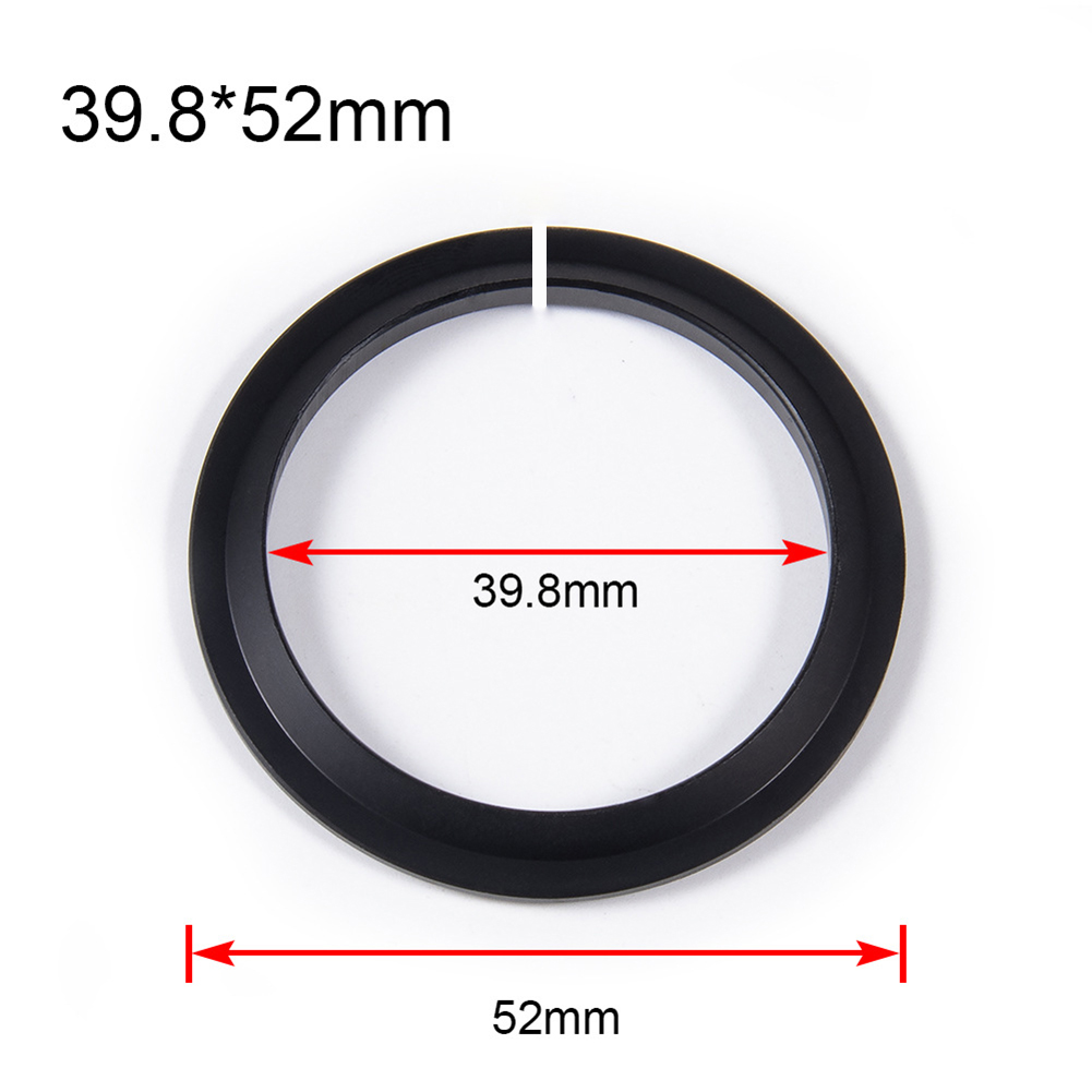 Cycling Fork Adapter Ring Black/Red Easy To Use Bicycle Bicycle Fork Taper Tube Ring Lightweight Taper Tube Accessory