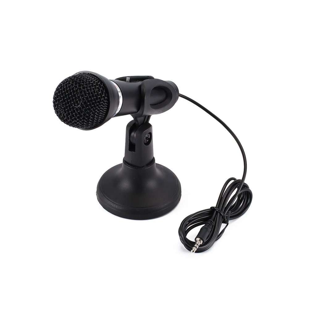 Microphone Computer Condenser Studio Mic 3.5mm socket &amp; Play for Desktop Laptop for Online Chatting Recording Gaming
