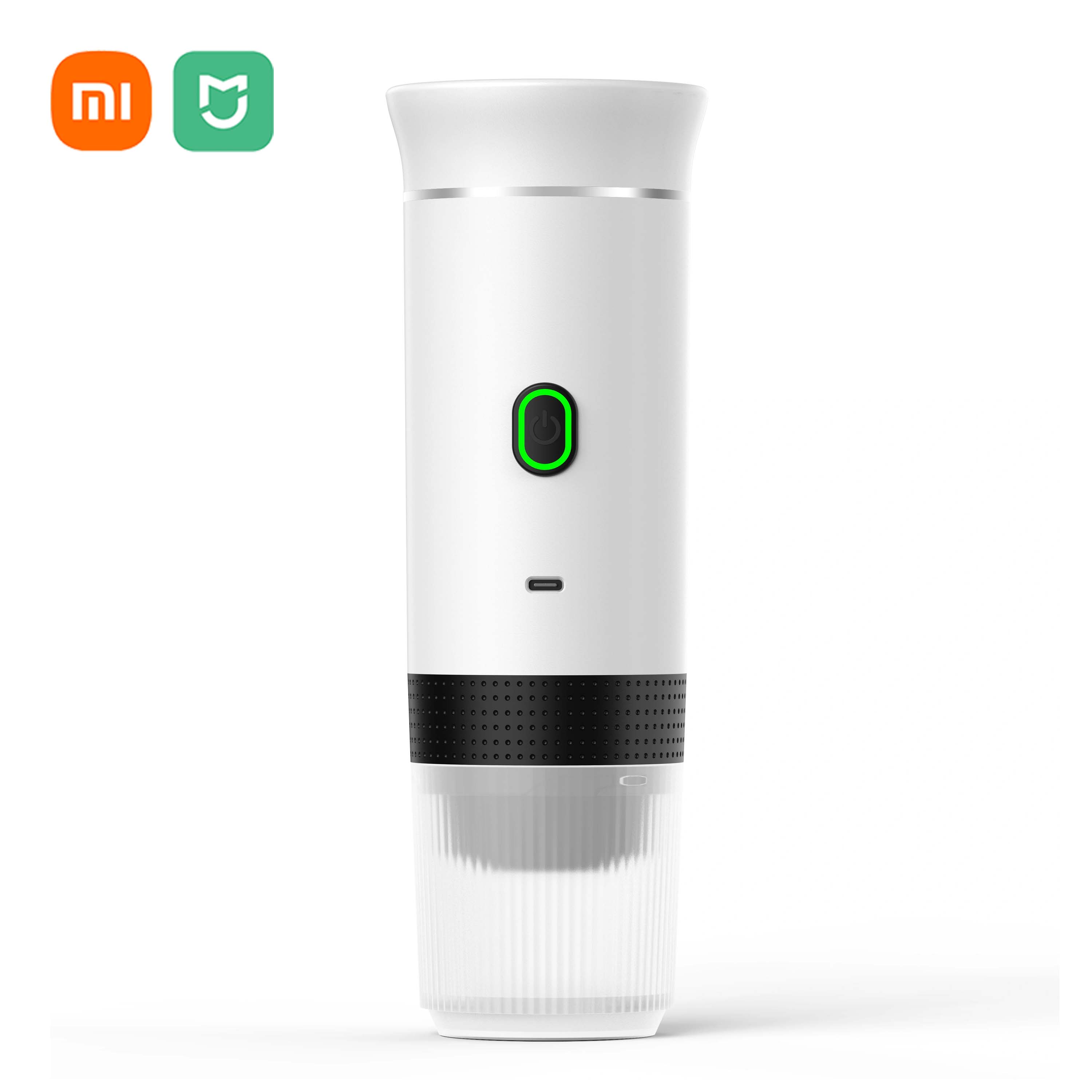 XIAOMI Elektrische Kaffeemaschine, kabellos, Typ C, wiederaufladbar, 3-in-1, tragbare Kaffeemaschinen, mehrere Modi, für Haushalt, Reisen: Gelb