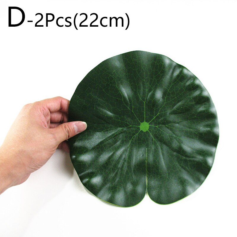 Simulation Lotus Blatt Künstliche Lotus Garten Teich Wasser Teich Tank Blume Dekoration Anlage Lily blatt Floati