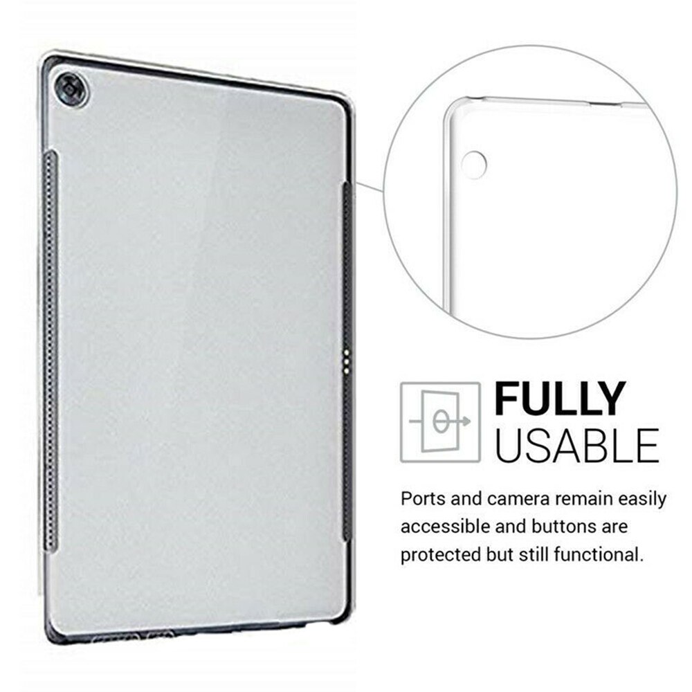 Suave funda para Tablet de TPU para Lenovo Tab M7 M8 HD M10 FHD más TB-X605F TB-X505F TB-X606F TB-X606X TB-8705F TB-8505F 7305F cubierta de la Caja