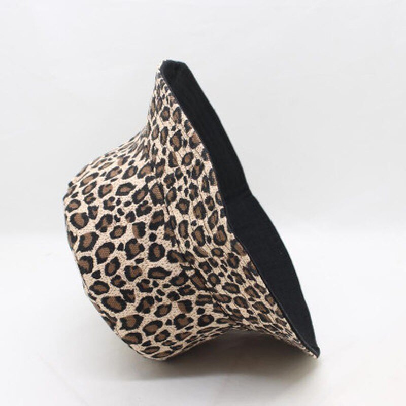 Beach Sports Cap Leopard Print Bucket Hat Fisherman Hat Outdoor Travel Hat Sun Cap Hats Bonnet Summer Hip Hop Cap for Men Women