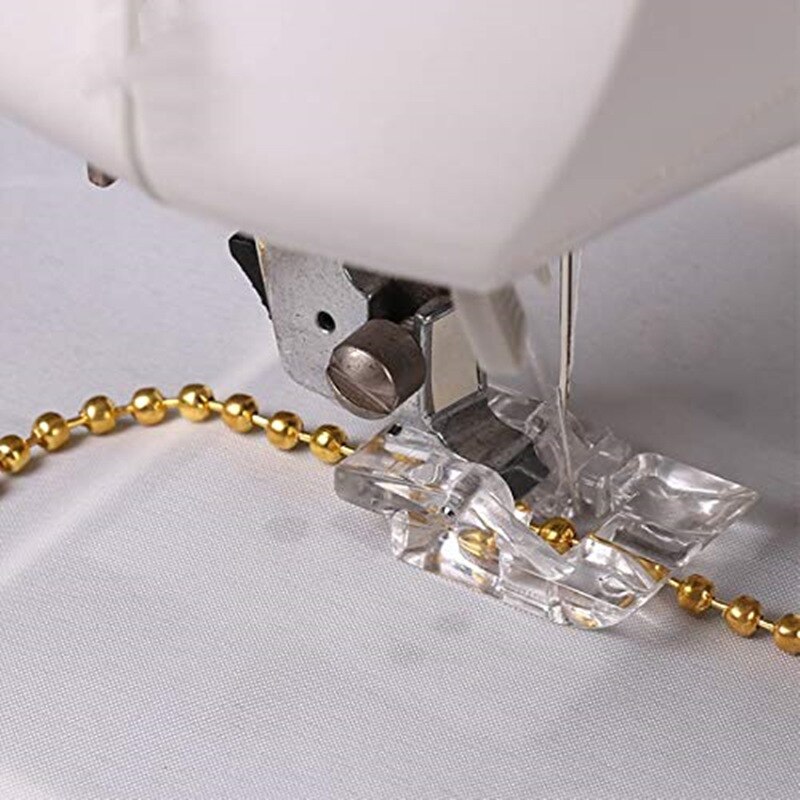 9910 perler og pailletter symaskine dele trykfod - passer til alle lavt skaft snap-on brother sanger, babylock , 2 aa 7007