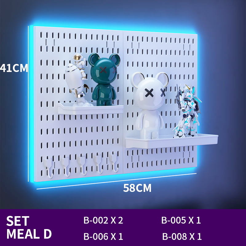 Wall-mounted Pegboard Storage Board. Plenty Of Accessories For Free Combination, Suitable For Homes And Offices.