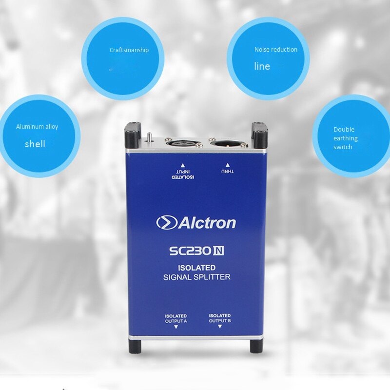 Alctron SC230N o Signal Separator Microphone Signal Transmitter Distributor Component