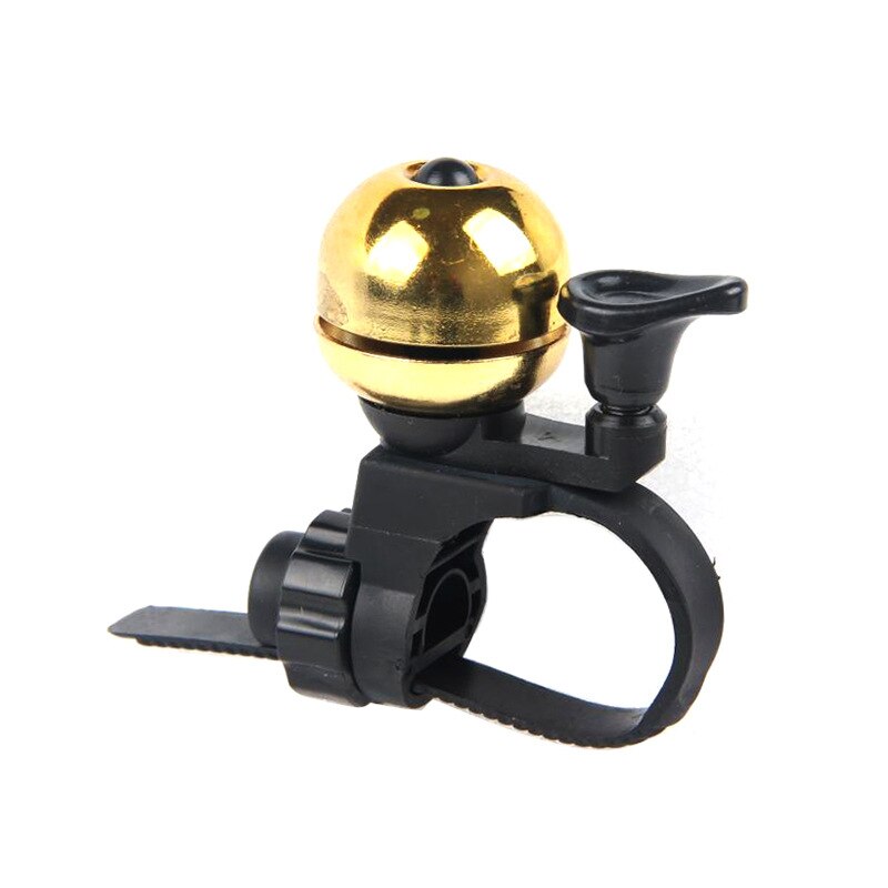 Timbre de manillar de bicicleta Retro, campana bicicleta de montaña de seguridad, bocina de ciclismo, timbre de bicicleta, accesorios para Scooter: Amarillo