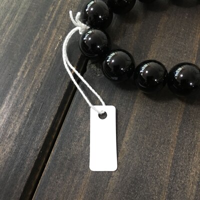 100pcs 3X1.2CM minisize Color plastic sheet tag/PVC plastic card blank Waterproof tag STOCK/Jewelry/watch/Trinket tag