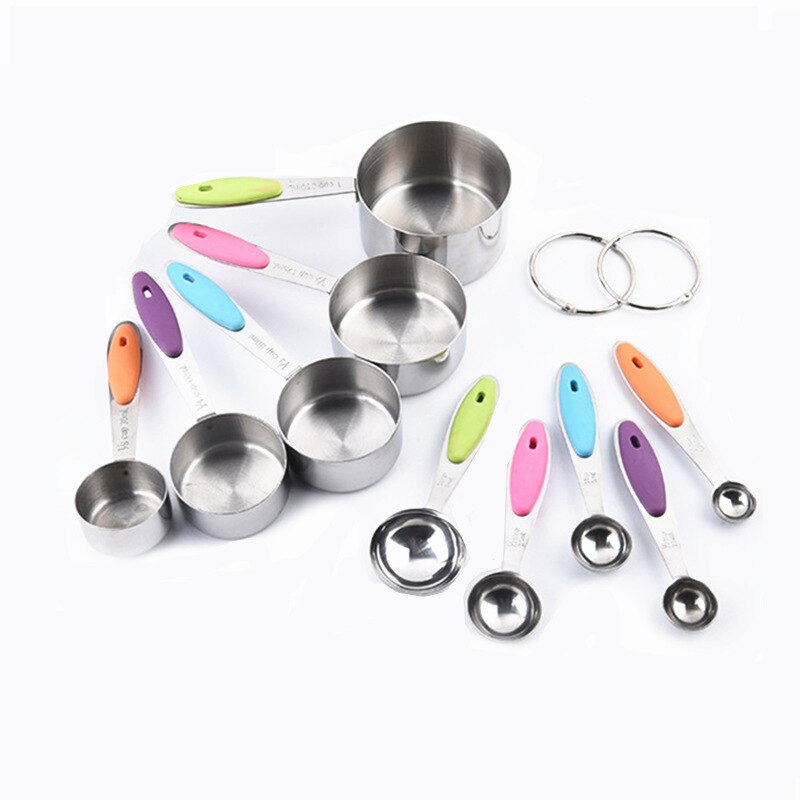 Maatlepels Keuken Schaal Meten Lepel Maatbeker Bakken Lepel Keuken Bakken Accessoires Meten Keuken Accessoires: 10-Pcs Set