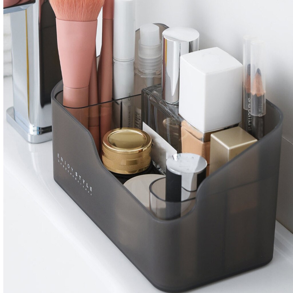 Multi-functional Skin Care Products Remote Control Cosmetics Jewelry Makeup Organizer Container Desktop Sundries Storage Box