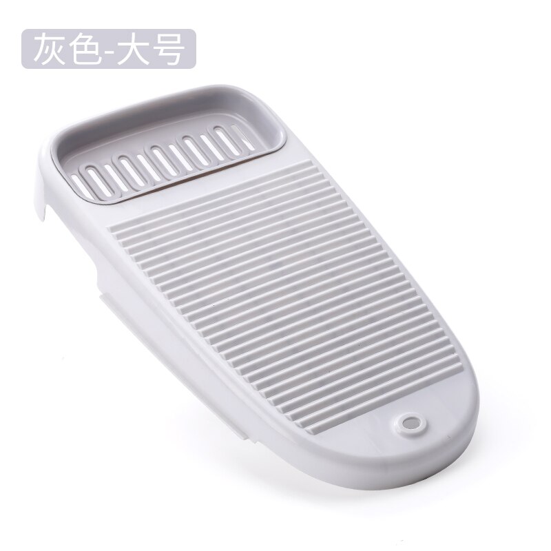 Washing Machine Washboard Portable Manual Washing Scrubbing Board Laundry Board Lavar Ropa A Mano Home Garden BJ50CY: gray large