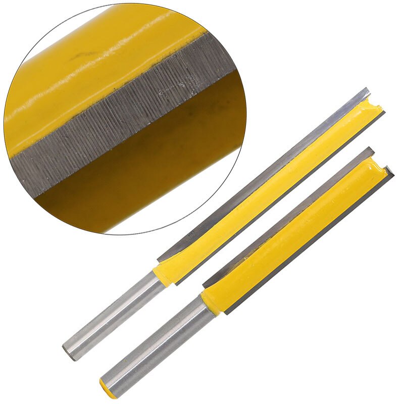 Akylin Extra Long Flush Trim Router Bits 1/2-Inch Shank, 3-Flute Top