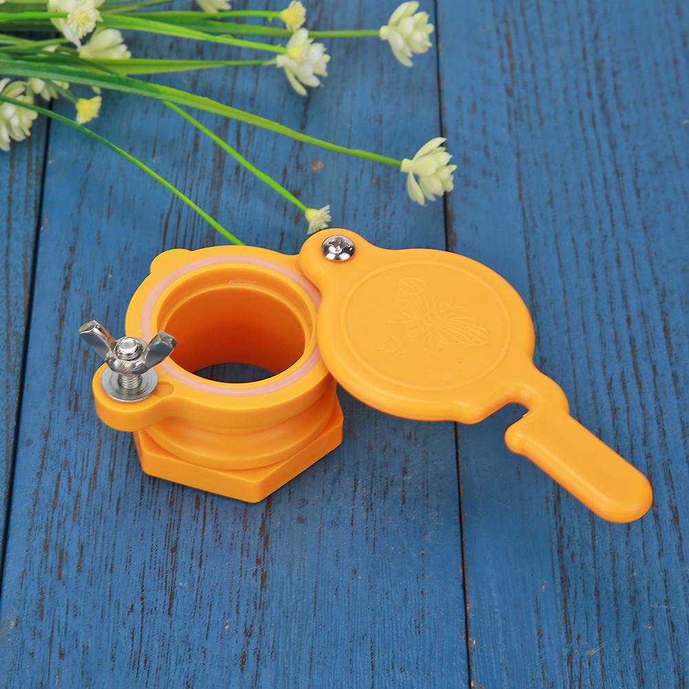 1/2pcs Nylon Bee Extractor Honey Tap Non-toxic Threaded Casing Gate Valve Plastics Durable Garden Beekeeping Supplies