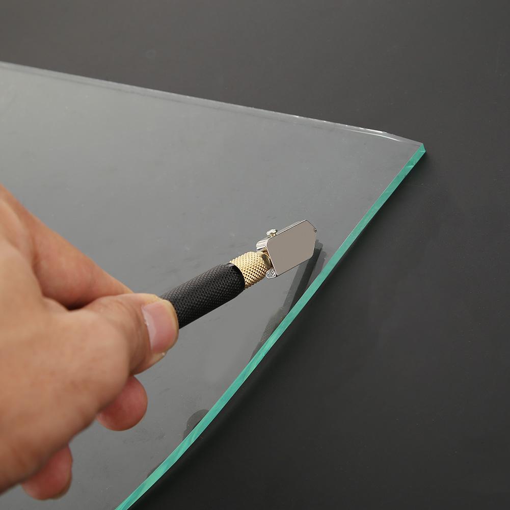 Diamond Glass/Ceramic Cutter Wheel Blade Sharp Knife Hard Alloy Tile Mirror Repair Cutting Tool Wheeled Oiling Glass Cutter