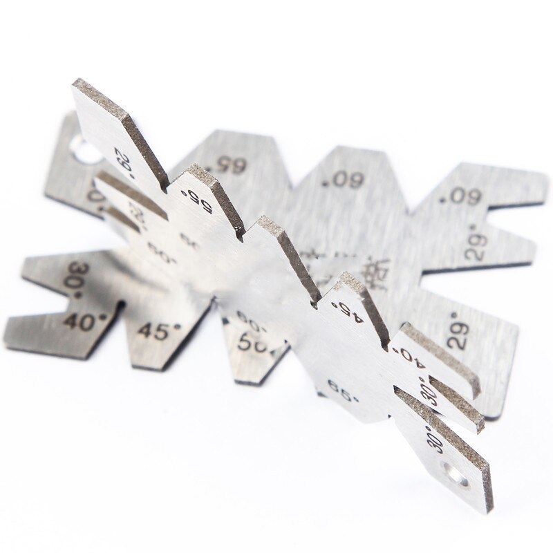 Junejour Stainless Steel Screw Cutting Gage Gauge Measuring Tool