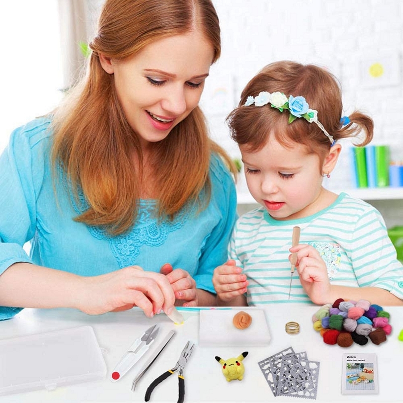 Needle Mixed Wool 100g Merino Blended Roving Wool for Felting Kit Hand Dyed Wool Materials for Needlework (NO.20)