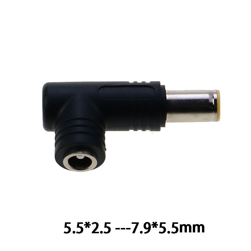 Adaptador de enchufe hembra DC 5.5X 2,5 MM, conectores a 6,3, 6,0, 5,5, 5,0, 4,0, 3,0mm, 2,5, 2,1, 1,7, 1,0mm, 7.4HP, 1 unidad: J
