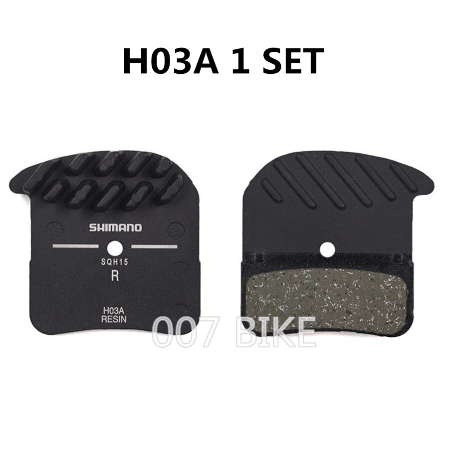 SHIMANO H01A Pads DEORE XT SAINT ZEE DEORE H03A H03C D03S D01S Cooling Fin Ice Tech Brake Pad Mountain M8020 M820 M640 brake Pad: H03A Resin ICE 1 SET