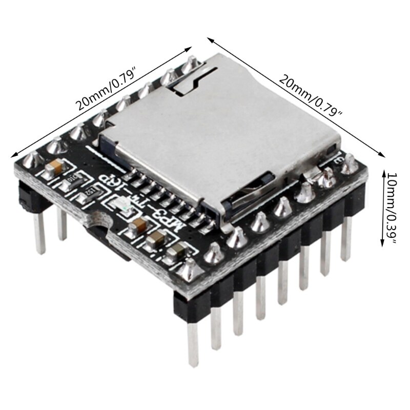 Mini MP3 Spieler Modul DF Spieler Modul MP3 Stimme dekodieren Bord Spieler Modul