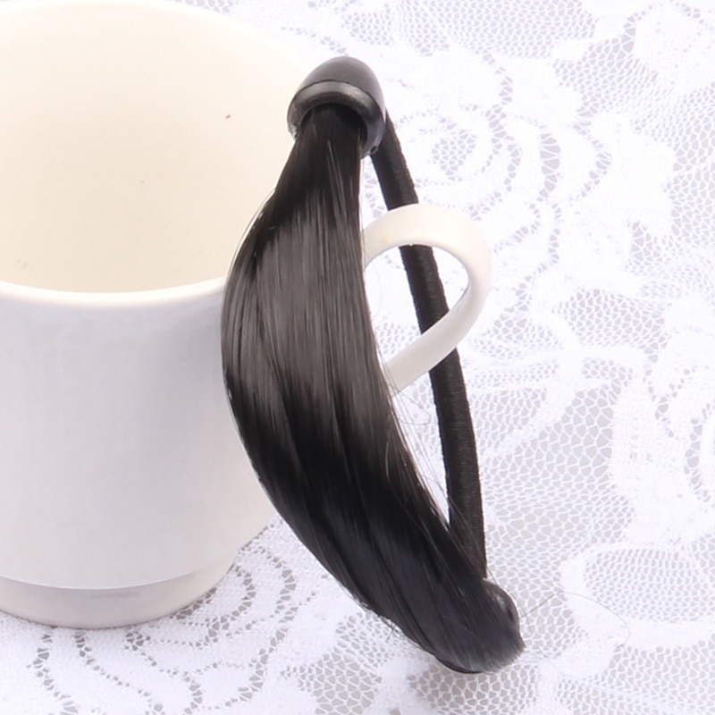 Cute Hair Ropes Scrunchie Ponytail Holder Hairband 1pc Female Girl Straight Elastic Hair Band Hair Accessories