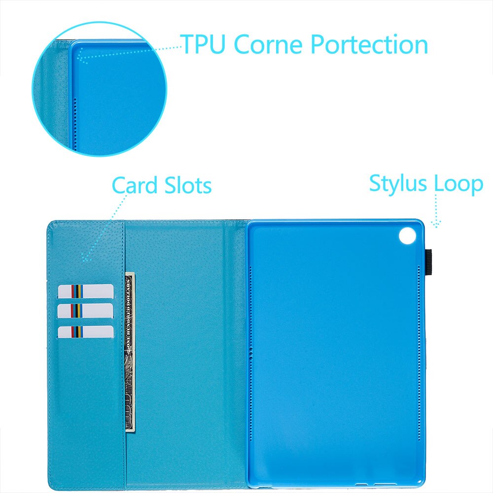 Tablet Case for Huawei MediaPad M5 8.4" & M5 Pro 10.8" - PU Leather Flip Stand Cover with Animal Print
