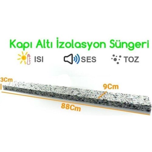 Door bottom Insulation Sponge 2 Pcs Multiple Door Bottom Sill Sponge