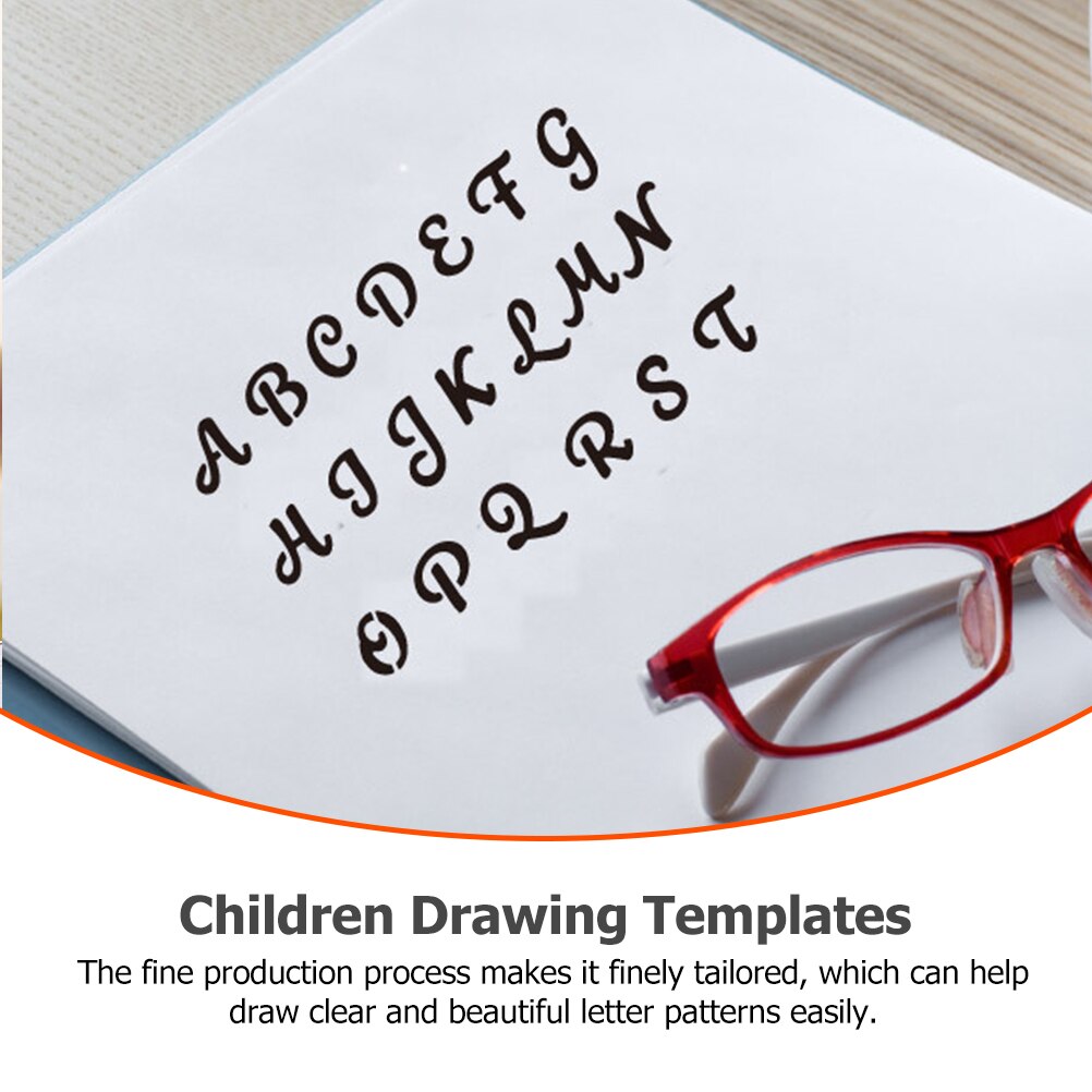 12 Sheets of DIY Alphabet Hollow out Stencils Reusable Number Templates Art Craft Stencils