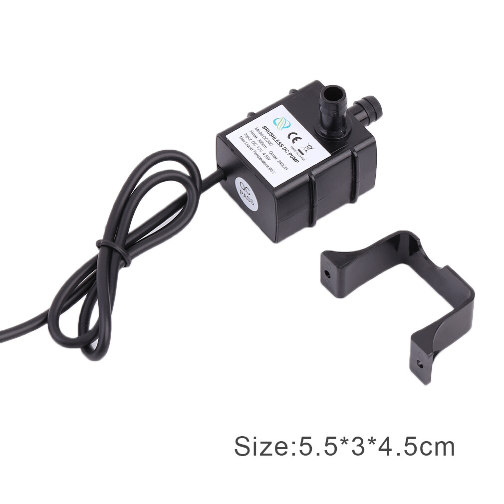 AD20P 240L/H DC 12V 2 fazy chłodzenia procesora samochodu bezszczotkowa pompa wodna wodoodporna niskie zużycie energii pompa wody