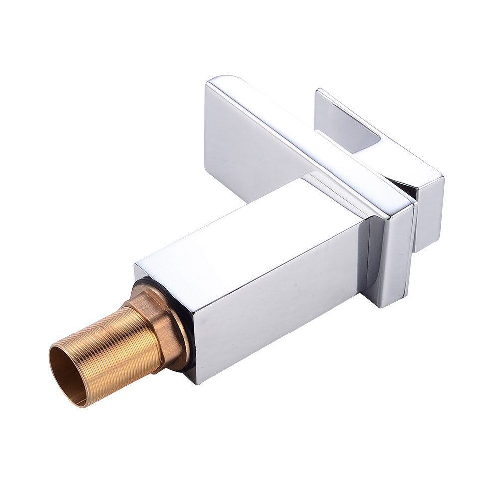 Badkamer Kraan Zilver KEESUNG Wandmontage Keukenkraan – Antieke Messing Kraan, Tweegreeps, U-vormige Draaibare Uitloop, Zilver/chroom | Retro Design Voor Wastafel Tweegreeps Kraan U-vormige Uitloop