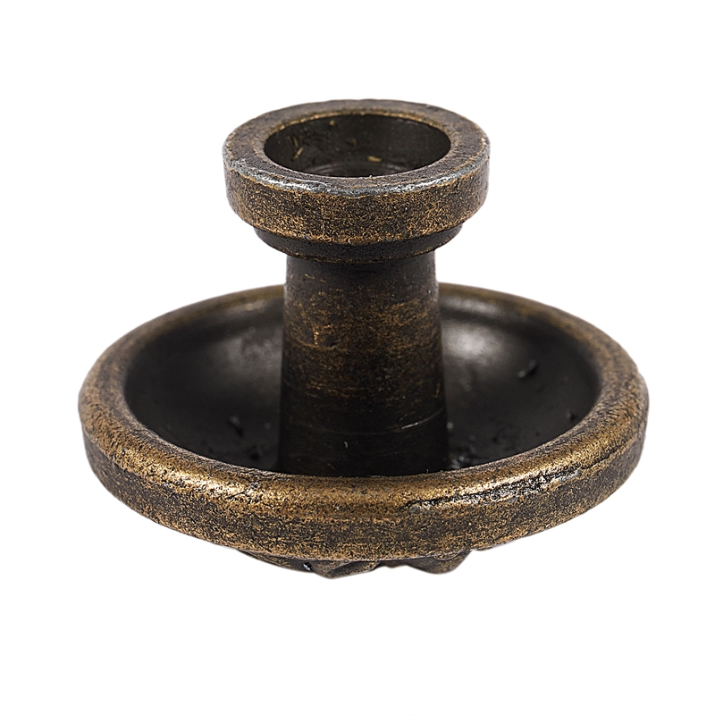 Palads mønster vintage bronze forzinkning rund kedel skab skab skuffe køkken dørknapper træk håndtag - bronze blomst (