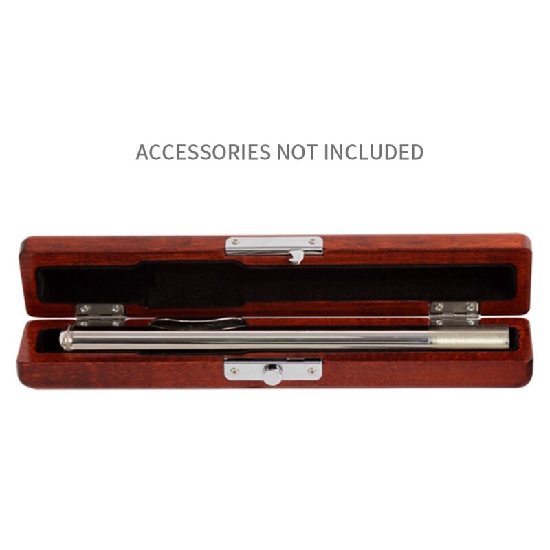 Hk. Lade Walnoot Houten Fluit Mondstuk Case Fluit Hoofd Doos Fluit Accessoires, Voor Het Opslaan Fluit Hoofd