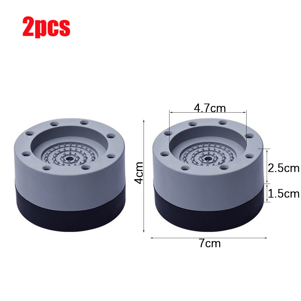 Coussinets de pieds Anti-Vibration, pieds en caoutchouc, tapis antidérapant silencieux pour Machine à laver, Support amortisseurs, accessoires de Support: Ivoire
