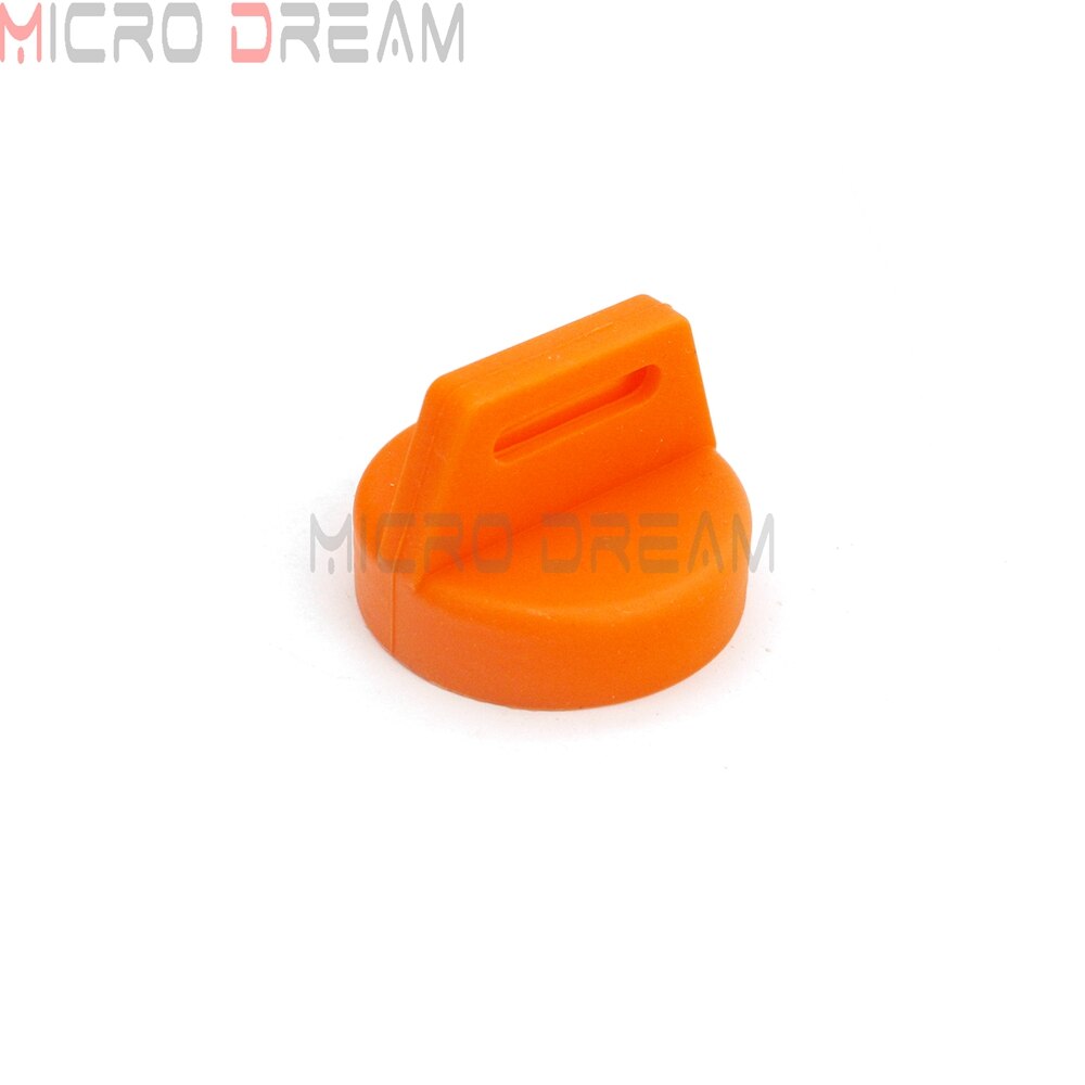 Igntion Key Cover Keyswitch Rubber Protector for Polaris Sportsman Scrambler Black Trail Boss ATV UTV Quad Car Rubber Key Cover: Orange