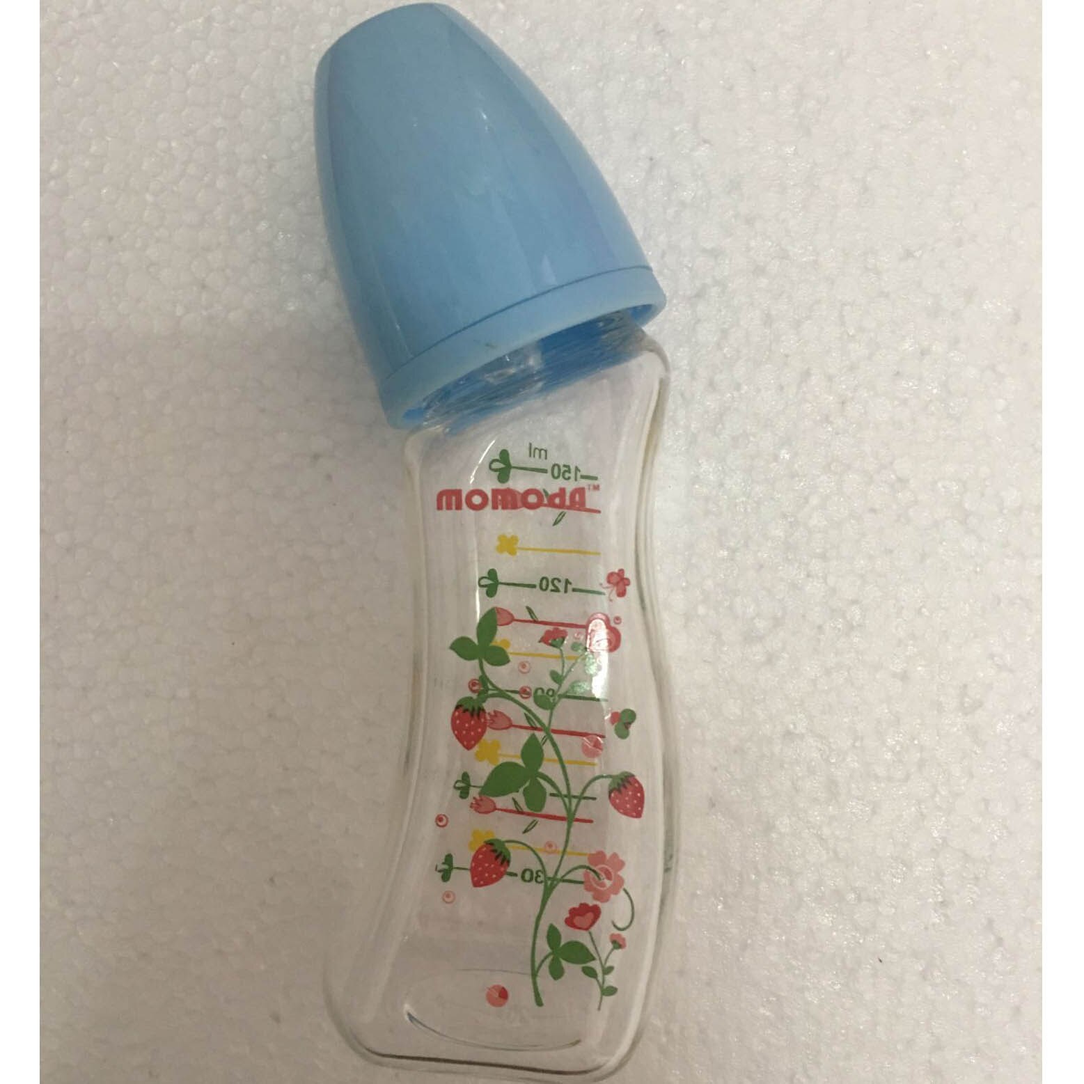 Amningsflaska för småbarn amningsflaska glas för barn nyfödda amningsflaska 150ml 240ml för babyvård: Yon 005- blå 2-150ml