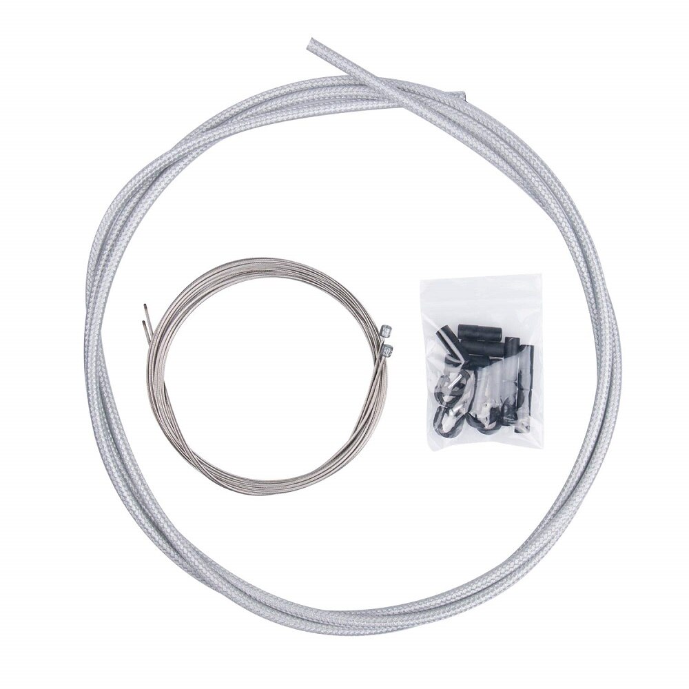 CNC Bike Shift Cable Housing Kit Bicycle Shifter Cable For Shimano Sram Derailleur Mountain Road Bike Shift Cables: Braided sliver