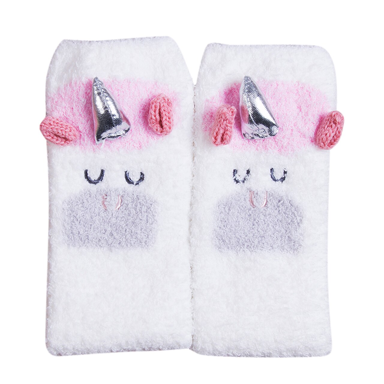 Baby Girls Socks Knee High With Bows Princess Girl Cute Baby Animal Printed Sock Long Tube Kids Child Leg Warmers: White