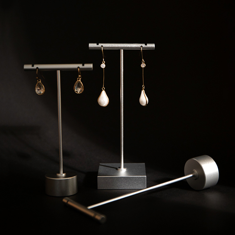 Stojak Ekspozycyjny na Kolczyki Biżuterię Wieszak Metalowy Wieża Organizer na Kolczyki Sztyfty Półka robić Przechowywania