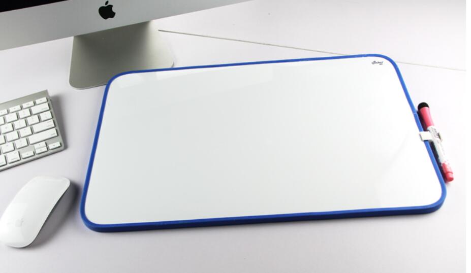 Pizarra de escritura de borde suave de plástico de 21*28cm, pizarra blanca pequeña para niños, tablero de mensajes magnético para tutoring en la oficina, Bloc de notas