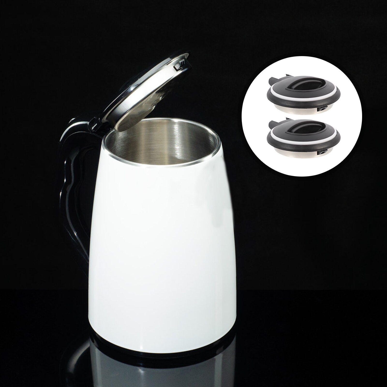 2Pcs Electric Kettle Cover Replacement Boil Water Kettle Lid Teakettle Lid