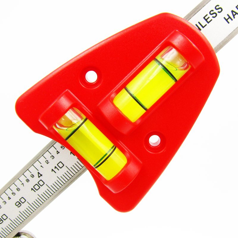 KAPRO Magnetische Driehoekige Waterpas Bubble T Type Waterpas Meetinstrumenten Model 242 Rode Kleur Twee Richtingen