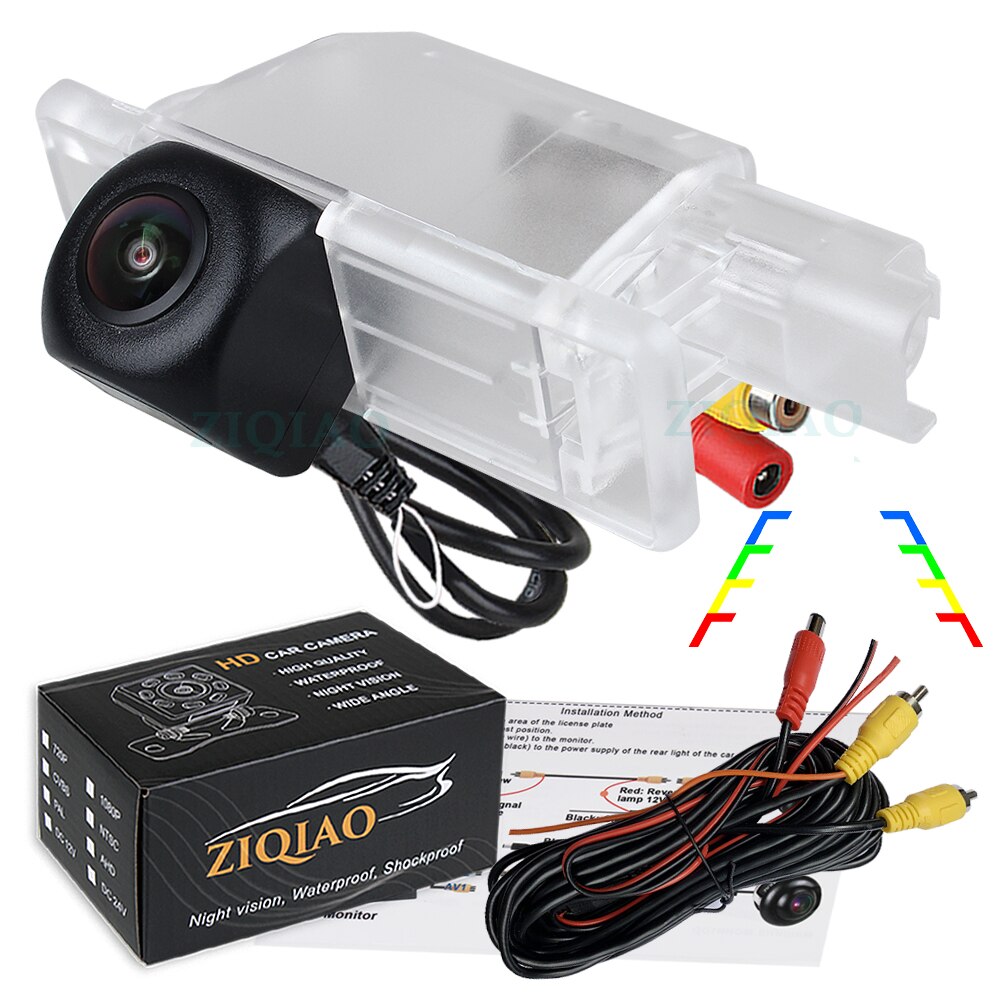 ZIQIAO-cámara de visión trasera para coche, accesorios de aparcamiento para Peugeot 508, sedán, SW, RXH, 301, 208, 308, 408, , 3008, HS096: 720P HS096B