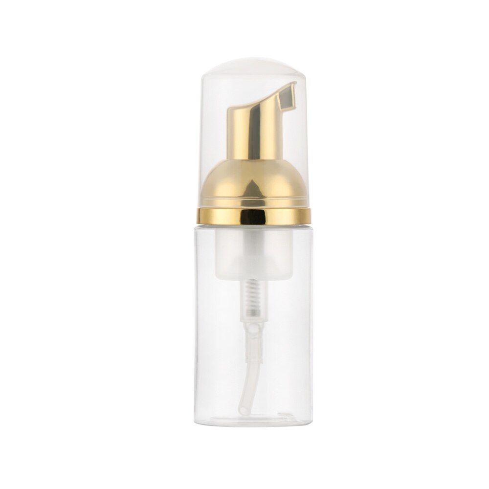 Plastic Soap Dispenser Foaming Bottle Pump Container Wash Hand Cleaner Soap Dispenser Foam Bottles Travel Accessories: Gold 30ml