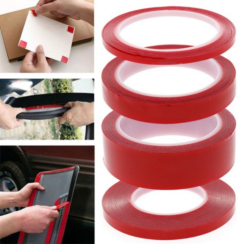 3M 3/2/2.5/1/1.5Cm Dubbelzijdig Lijm Super Sterke Transparante Acryl Foam Plakband Geen Sporen Sticker Tapedouble Sidedt